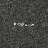 BASIC LOGO ROUND NECK CARDIGAN