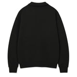 BASIC LOGO HALF-ZIP-UP SWEATSHIRT