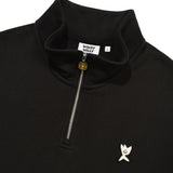 BASIC LOGO HALF-ZIP-UP SWEATSHIRT