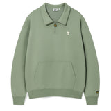 BASIC LOGO HALF-ZIP-UP SWEATSHIRT