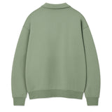 BASIC LOGO HALF-ZIP-UP SWEATSHIRT