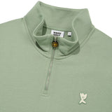 BASIC LOGO HALF-ZIP-UP SWEATSHIRT