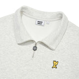 BASIC LOGO HALF-ZIP-UP SWEATSHIRT