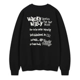 BACK PANEL LETTERING SWEATSHIRT