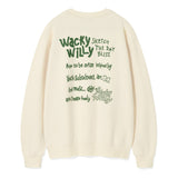 BACK PANEL LETTERING SWEATSHIRT