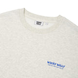 BACK PANEL LETTERING SWEATSHIRT