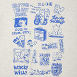 BACK PANEL LETTERING SWEATSHIRT