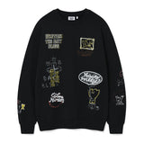 FULL-LENGTH GRAPHIC SWEATSHIRT