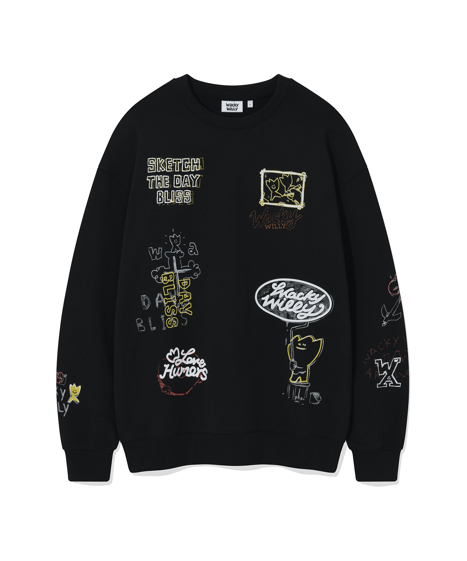 FULL-LENGTH GRAPHIC SWEATSHIRT
