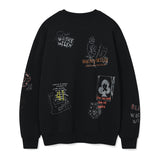 FULL-LENGTH GRAPHIC SWEATSHIRT