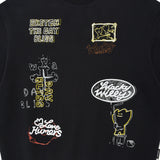 FULL-LENGTH GRAPHIC SWEATSHIRT