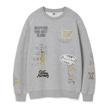 FULL-LENGTH GRAPHIC SWEATSHIRT