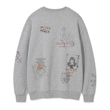 FULL-LENGTH GRAPHIC SWEATSHIRT