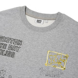 FULL-LENGTH GRAPHIC SWEATSHIRT