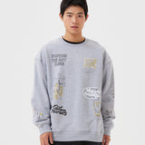 FULL-LENGTH GRAPHIC SWEATSHIRT