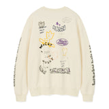 SPRAY GRAPHIC SWEATSHIRT