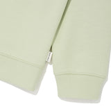 WOMEN'S LETTERING ARTWORK SEMI-OVER FIT COLLAR HALF-ZIP-UP