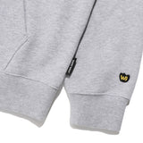 BACK PANEL LETTERING HOODIE SWEATSHIRT