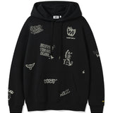 SPRAY GRAPHIC HOODIE SWEATSHIRT