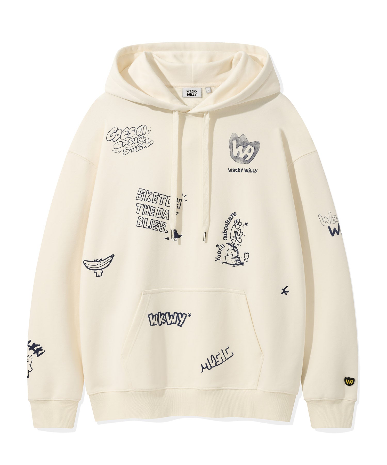 SPRAY GRAPHIC HOODIE SWEATSHIRT