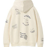 SPRAY GRAPHIC HOODIE SWEATSHIRT
