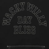 TYPO GRAPHIC STITCH HOODIE SWEATSHIRT