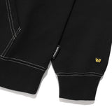 TYPO GRAPHIC STITCH HOODIE SWEATSHIRT