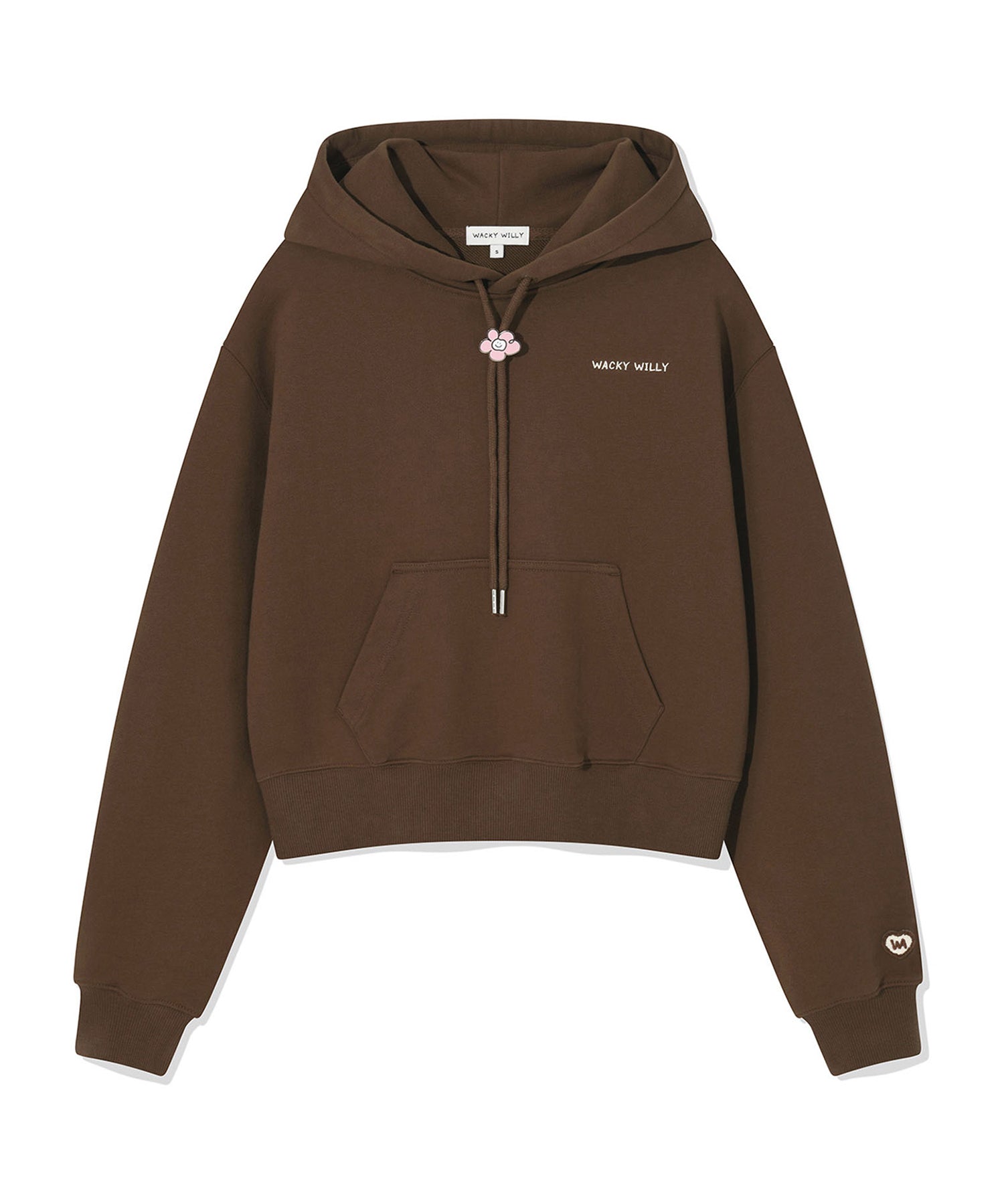 WOMEN'S TYPO LOGO CROP HOODIE