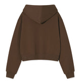 WOMEN'S TYPO LOGO CROP HOODIE