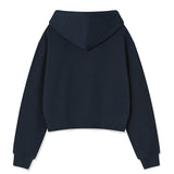 WOMEN'S TYPO LOGO CROP HOODIE
