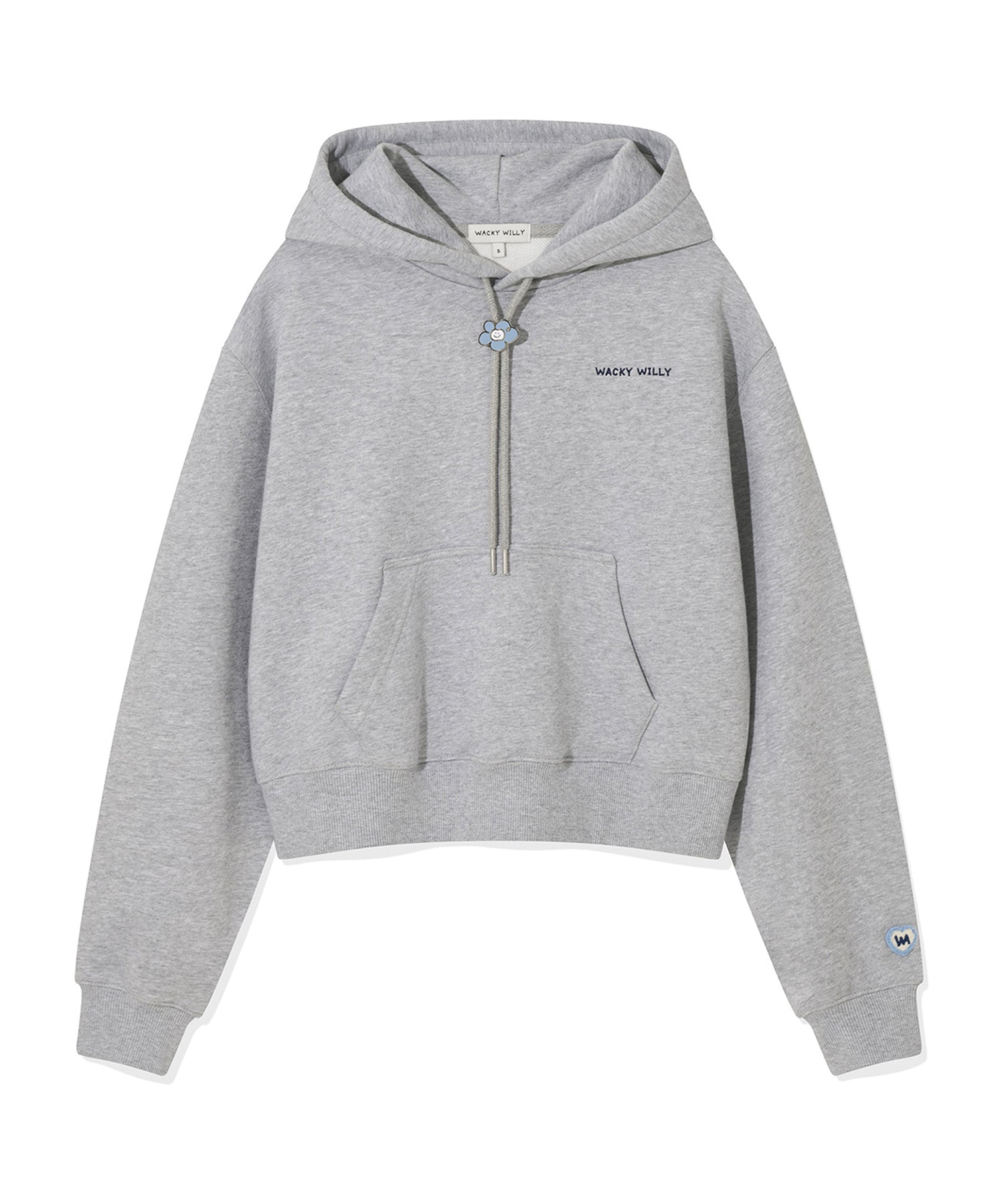 WOMEN'S TYPO LOGO CROP HOODIE