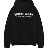 BACK PANEL LETTERING HOODIE ZIP-UP
