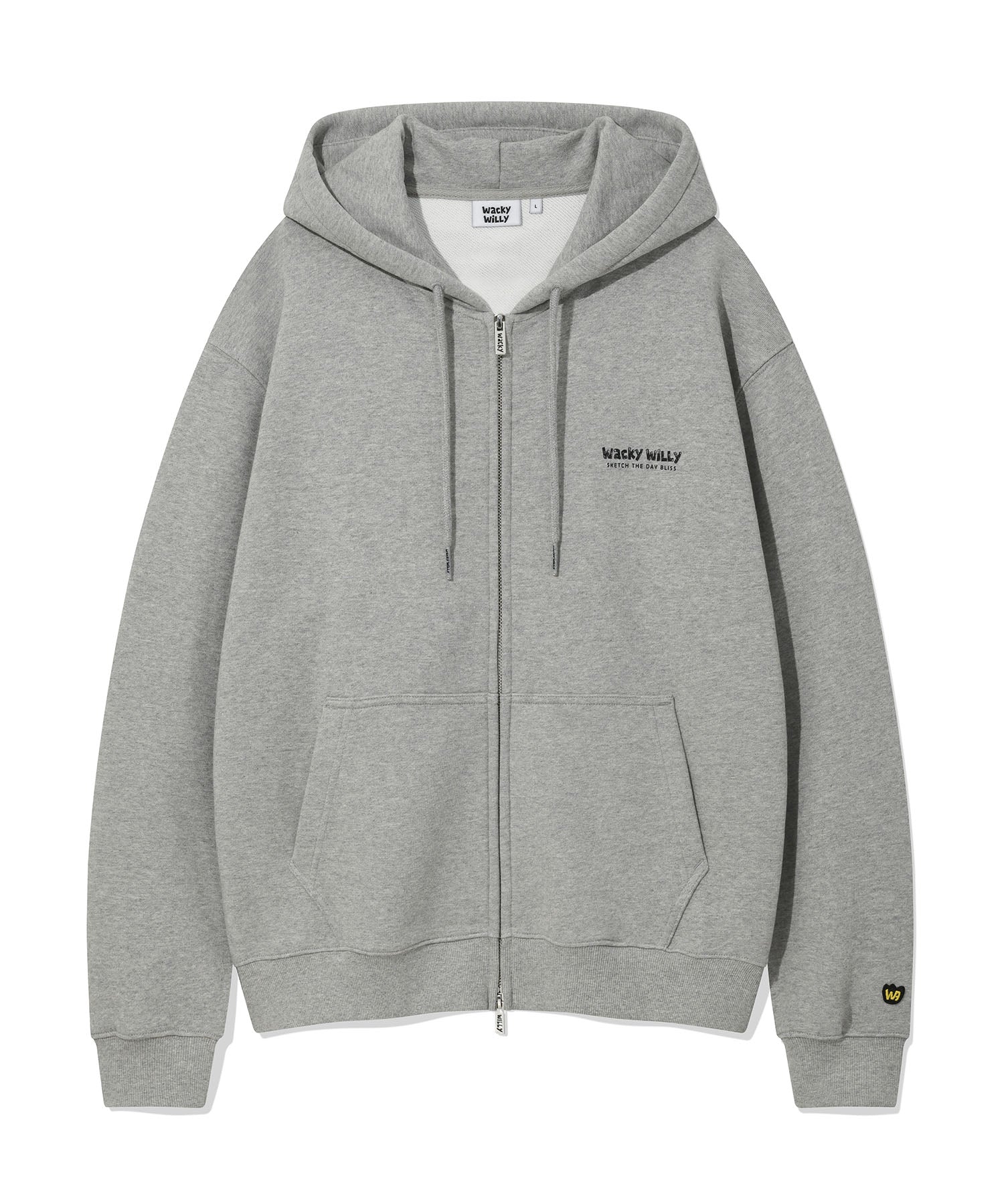 BACK PANEL LETTERING HOODIE ZIP-UP