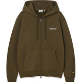 BACK PANEL LETTERING HOODIE ZIP-UP