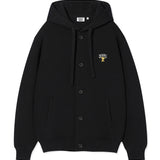 HOODIE BUTTON CARDIGAN