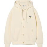 HOODIE BUTTON CARDIGAN