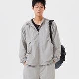 SYNTHETIC FIBER HOOD WINDBREAKER