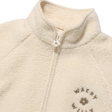 WOMEN'S SHEARLING ZIP-UP BLUE JACKET