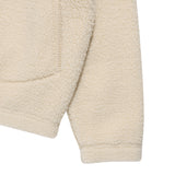 WOMEN'S SHEARLING ZIP-UP BLUE JACKET