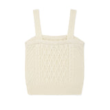 WOMEN'S CABLE KNIT BUSTIER