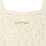 WOMEN'S CABLE KNIT BUSTIER