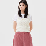 WOMEN'S CABLE KNIT BUSTIER