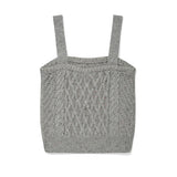 WOMEN'S CABLE KNIT BUSTIER