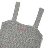 WOMEN'S CABLE KNIT BUSTIER