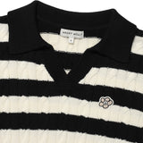 [GISELLE着用] WOMEN'S CABLE ORGANIZED OPEN COLLAR PULLOVER