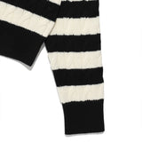 [GISELLE着用] WOMEN'S CABLE ORGANIZED OPEN COLLAR PULLOVER