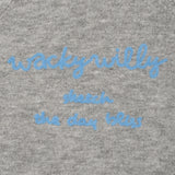 WOMEN'S SHAGGY DOG LETTERING EMBROIDERY PULLOVER