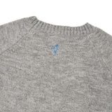 WOMEN'S SHAGGY DOG LETTERING EMBROIDERY PULLOVER