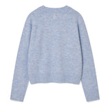 WOMEN'S SHAGGY DOG LETTERING EMBROIDERY PULLOVER