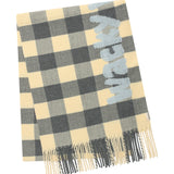 WACKY WILLY CHECK PATTERN WOVEN MUFFLER